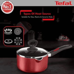 TEFAL | 2100096337 | 16 CM | SAUCE PAN G LID SIMPLY CHEF  |  RIO RED