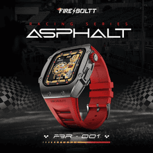 FIRE BOLTT ASPHALT | BSW176 | SMART WATCH | GUN METAL RED