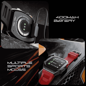 FIRE BOLTT ASPHALT | BSW176 | SMART WATCH | GUN METAL RED