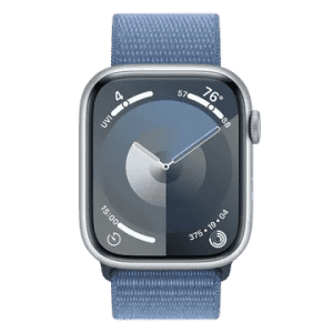 APPLE WATCH SERIES 9 | MRMJ3HN/A | 45MM | CEL SILVER ALUMINIUM WINTER BLUE SPORT LOOP