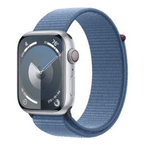 APPLE WATCH SERIES 9 | MRMJ3HN/A | 45MM | CEL SILVER ALUMINIUM WINTER BLUE SPORT LOOP