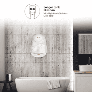Orient Aura Neo Art Instant Water Heater | 3 L | Marble White | IWAN03WSM3 WH
