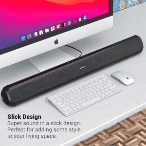 PORTRONICS SOUND SILK 7  | POR 1764 | 50W |WIRELESS SOUNDBAR | BLACK