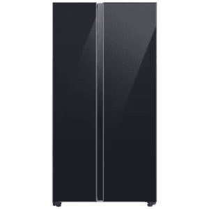 SAMSUNG | Refrigerator | 653 Litres | 3 Sta | Frost Free Side by Side Door Smart Wifi Twin Cooling Plus | Glam Deep Charcoal | RS76CB81A333HL