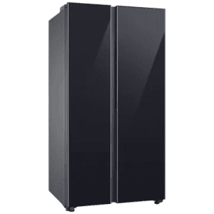 SAMSUNG | Refrigerator | 653 Litres | 3 Sta | Frost Free Side by Side Door Smart Wifi Twin Cooling Plus | Glam Deep Charcoal | RS76CB81A333HL