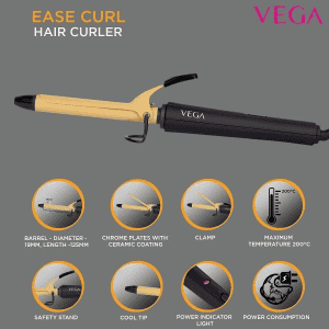 Vega Ease Curl Hair Curler | VHCH-01