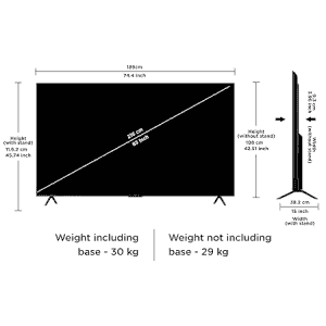 TCL | 85P745  | 85 inch  | Ultra HD | 4K | LED Smart Google TV