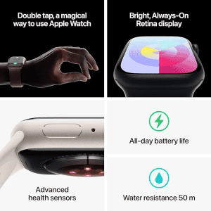 Apple Watch Series 9 | 41 mm | GPS Cellular | Midnight Sport Loop | MRHU3HN/A