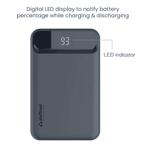 Stuffcool Magnetic Wireless Powerbank for iPhone | 10000mAH | Grey | PB9018W