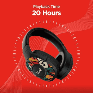 boAt Rockerz 550 Bluetooth Wireless Over Ear Headphones | Black Symphony