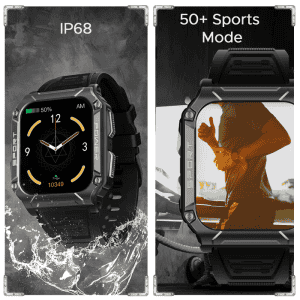boAt Wave Force 2 Bluetooth Calling Smartwatch | 1.96 Inch | HD Display Smartwatch | Active Black