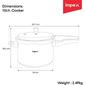 Impex Norma 10 Pressure Cooker | 10 L
