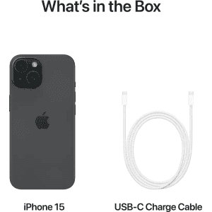 Apple iPhone 15 | 128GB | Black