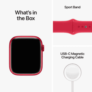 Apple Watch Series 8 | GPS | Cellular | Touchscreen | Red Strap | MNKA3HN/A