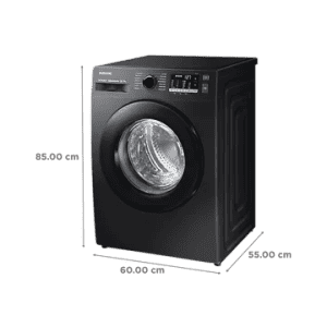 SAMSUNG | WW80TA046AB1TL | 8 KG 5 STAR INVERTER FULLY AUTOMATIC FRONT LOAD  WASHING MACHINE | BLACK