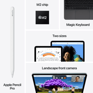Apple iPad Air 2024 | MUXG3HN/A | 128GB | Wifi and Cellular | 27.94 (11 Inch) | Purple