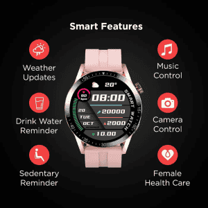 FIRE BOLTT  TALK PRO | BSW038 | SMART WATCH | GOLD | PINK