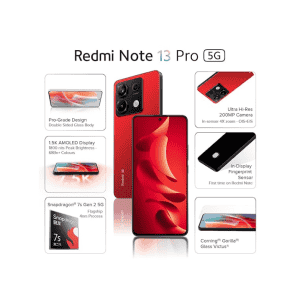 Redmi Note 13 Pro | 5G | 8 GB | 128 GB | Scarlet Red
