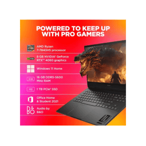 HP OMEN Gaming Laptop | AMD Ryzen 7 | 16GB | 1TB SSD | Shadow Black | 16 xd0020AX