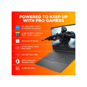 HP Victus Gaming Laptop | Intel Core i5 | 12th Gen | 12450H | 8 GB | 512 GB SSD | Mica Silver | 15 fa1312TX
