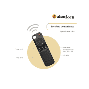 atomberg Renesa+ 1200mm | BLDC | Remote | 5 star | LED |  Aegean Blue