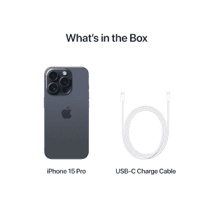 Apple iPhone 15 Pro | 256 GB | Blue Titanium