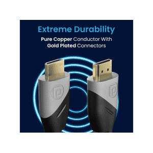 Portronics Konnect SYNC HDMI Cable | 1.5M