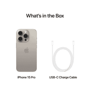 Apple iPhone 15 Pro | 256 GB | Natural Titanium