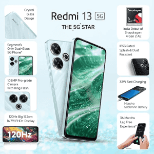 Redmi 13 5G | 6 GB | 128 GB | Hawaiian Blue