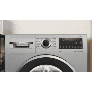 BOSCH Series 6 Fully Automatic Front Load Washer Dryer | 10.5/6 kg | 5 Star | Silver | WNA264U9IN