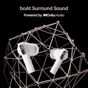 boAt Nirvana Nebula | Adaptive EQ | 6-Mics | Celestial White | ANC35dB