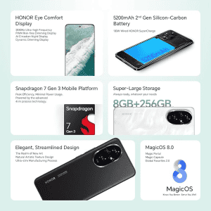 HONOR 200 5G | 12 GB | 512 GB | 6.7 inch | Moonlight White