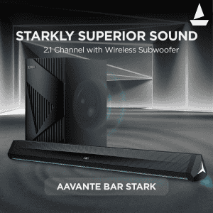 boAt Aavante Bar Stark Bluetooth Soundbar | 160 W | Premium Black