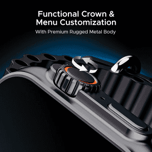 boAt Wave Glory Pro | 1.96 | Amoled | SpO2 | Active Black