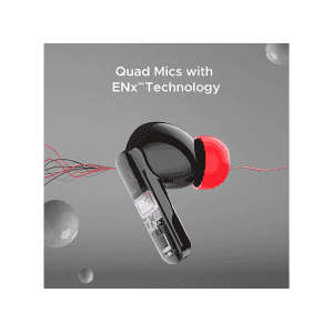 boAt Airdopes Ultra Plus | TWS in Ear Earbuds | 50 HRS Playback|  4-MIC ENx Technology | ASAP Charge | Active Black