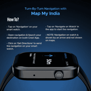 boAt Wave Astra 3 Smart Watch | 1.83 Inch | Flat Dial | Receive call | Active Black