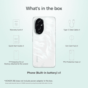 HONOR 200 5G | 8GB | 256 GB  |  Moonlight White