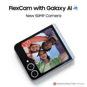Samsung Galaxy Z Flip6 5G AI | 12GB RAM | 256 GB | Silver shadow