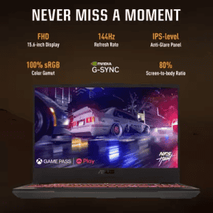 Asus TUF A15 Gaming Laptop | AMD Ryzen 7 8845HS | 16GB | 512GB SSD | 8GB Graphics | Nvidia RTX 4060 | Gray | FA507UV-LP136WS