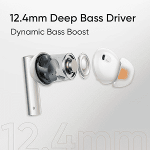 realme Buds Air 6 Tws Earbuds | 12.4 mm | Flame Silver | RMA2402