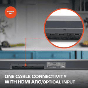 JBL Cinema SB590 Soundbar | Deep Bass | Dolby Atmos | 3.1 Channel | JBLSB590BLKIN RS