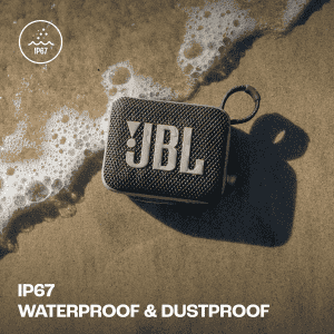 JBL Go 4 Wireless Ultra Portable Bluetooth Speaker | 4.2W | IP67 | Black | JBLGO4BLK