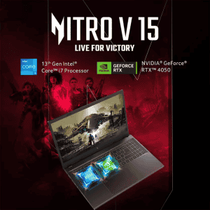 Acer Nitro | V Intel Core i7 | 16 GB |1 TB SSD | NVIDIA GeForce RTX 4050 | 15.6 inch | Black |  NH.QN8SI.006