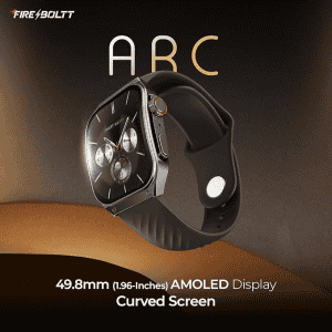 Fire-Boltt ARC Smartwatch | 1.96 inch | AMOLED | Curved Display | Gunmetal Grey