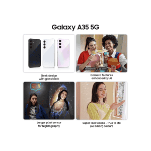 Samsung  Galaxy A35 5G | 8 GB | 256 GB | Awesome Lilac
