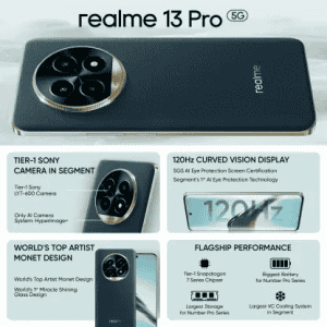 realme 13 Pro 5G | 12 GB RAM | 512 GB | Emerald Green
