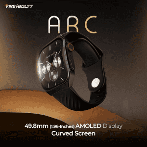 Fire Boltt ARC | 1.96 inch | AMOLED Bluetooth | Black