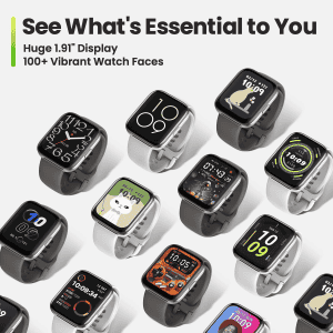 Amazfit Bip 5 Unity Smartwatch | 1.91 |  46mm | 120 Sports Modes | Grey