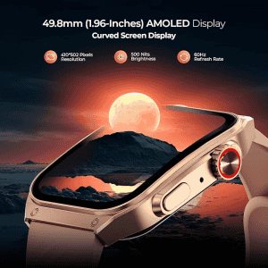 Fire Boltt ARC | 1.96 inch | AMOLED | Bluetooth | Pink