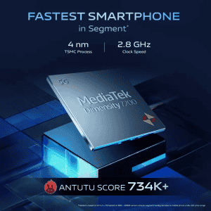 vivo T3 5G | 8GB/256 GB | Crystal Flake